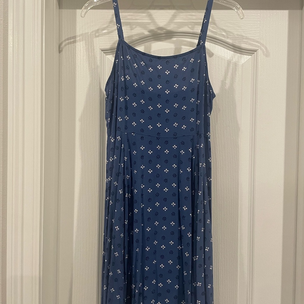 GAP Navy Dress with White Floral Accents